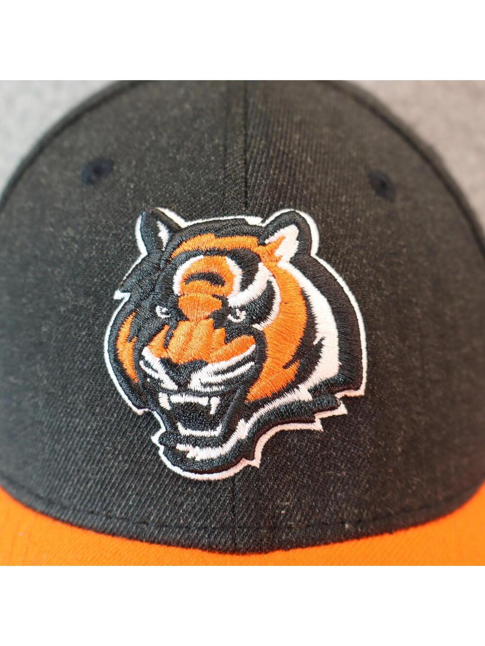 Cincinnati Bengals Hat Fitted Cap S/M Denim New Era 39THIRTY